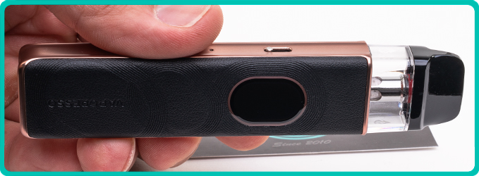 Design du Pod XROS 5 Leather Edition Vaporesso
